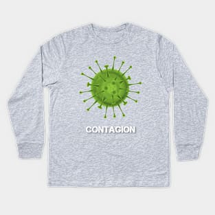 Contagion - Alternative Movie Poster Kids Long Sleeve T-Shirt